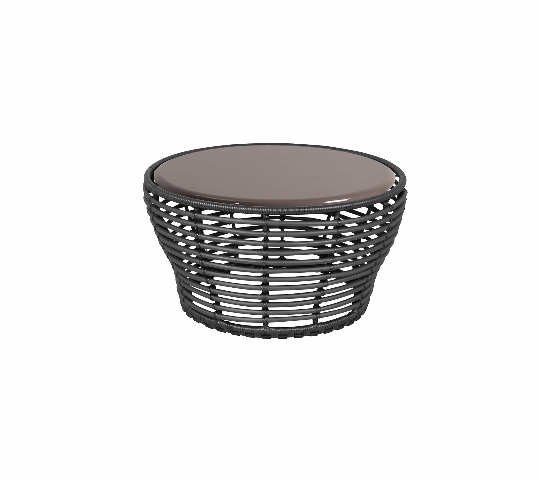 Basket coffee table, medium