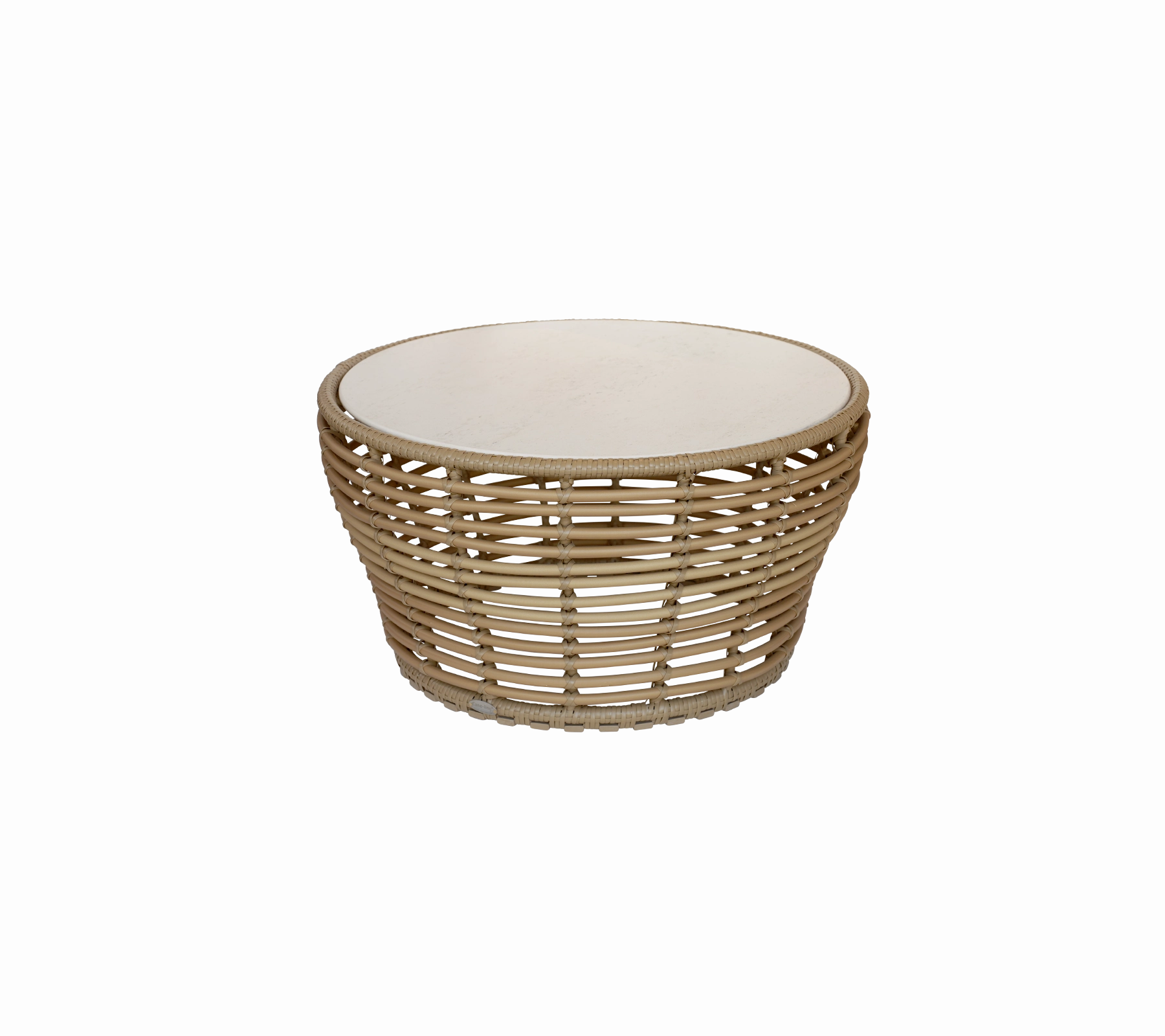 Basket coffee table, mediumoutdoor side table for patio furniture