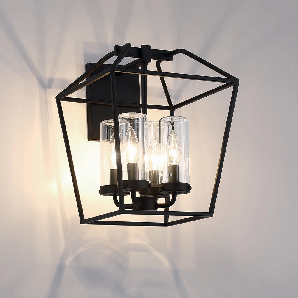 Bastille 4 Light 14" Outdoor Wall Light