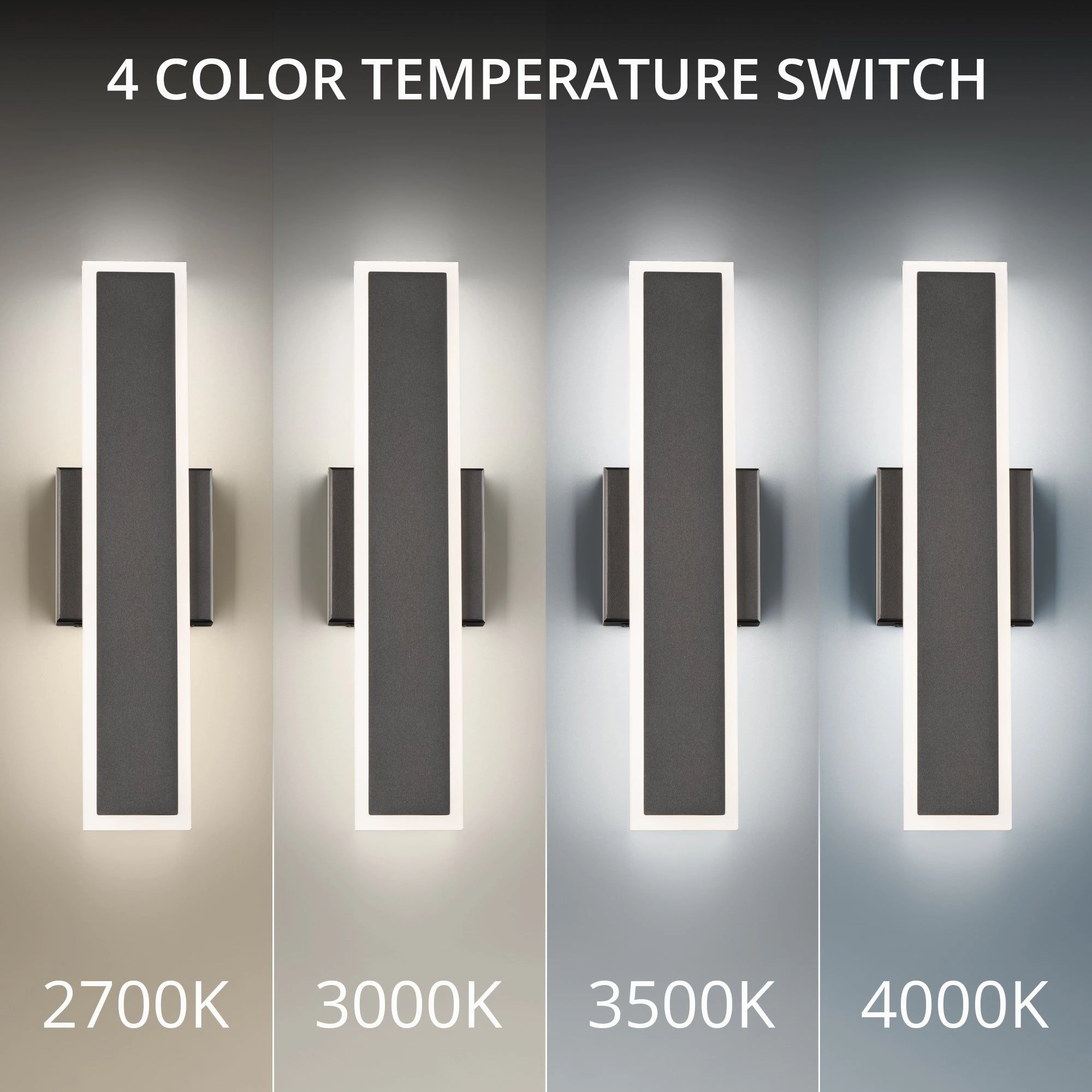 Bastone 18" LED Outdoor Wall Sconce