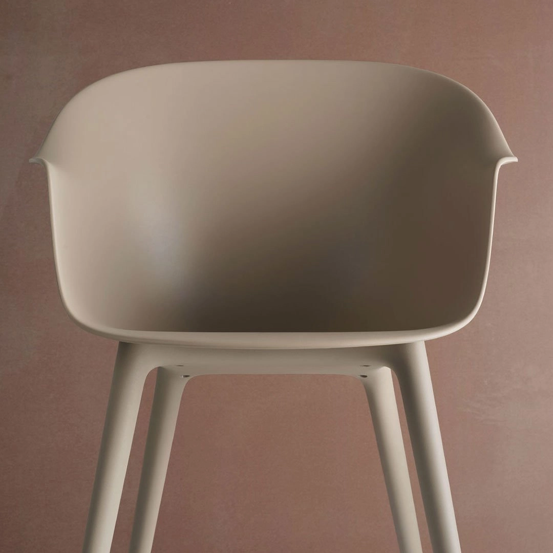Bat Dining Chair - Plastic Base - Outdoor