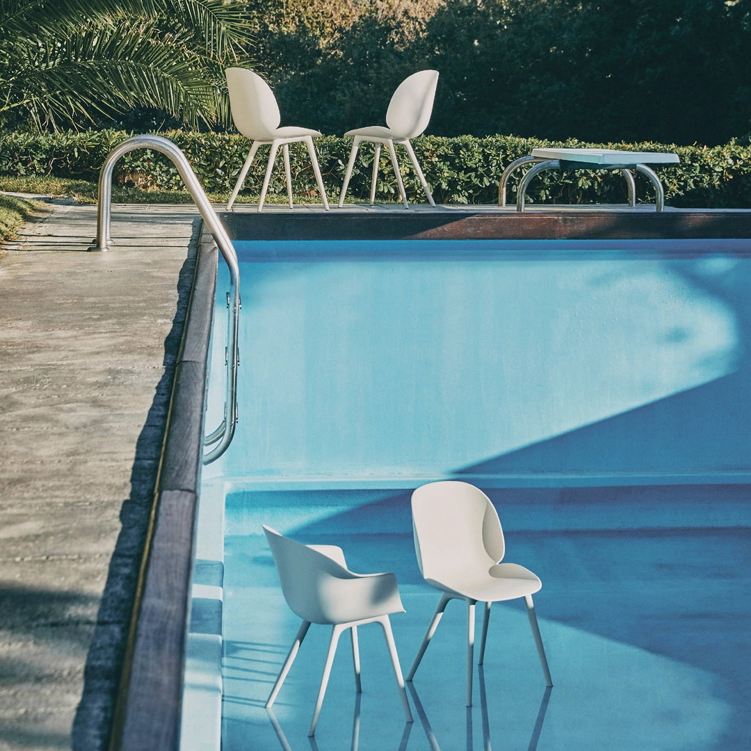Bat Dining Chair - Plastic Base - Outdoor