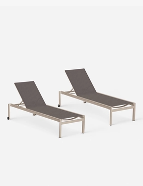 Batton Indoor / Outdoor Chaise (Set of 2)outdoor patio furniture set