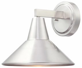 Bay Crest One Light Wall Mount Brushed Stainless SteelOutdoor wall sconces with motion sensor