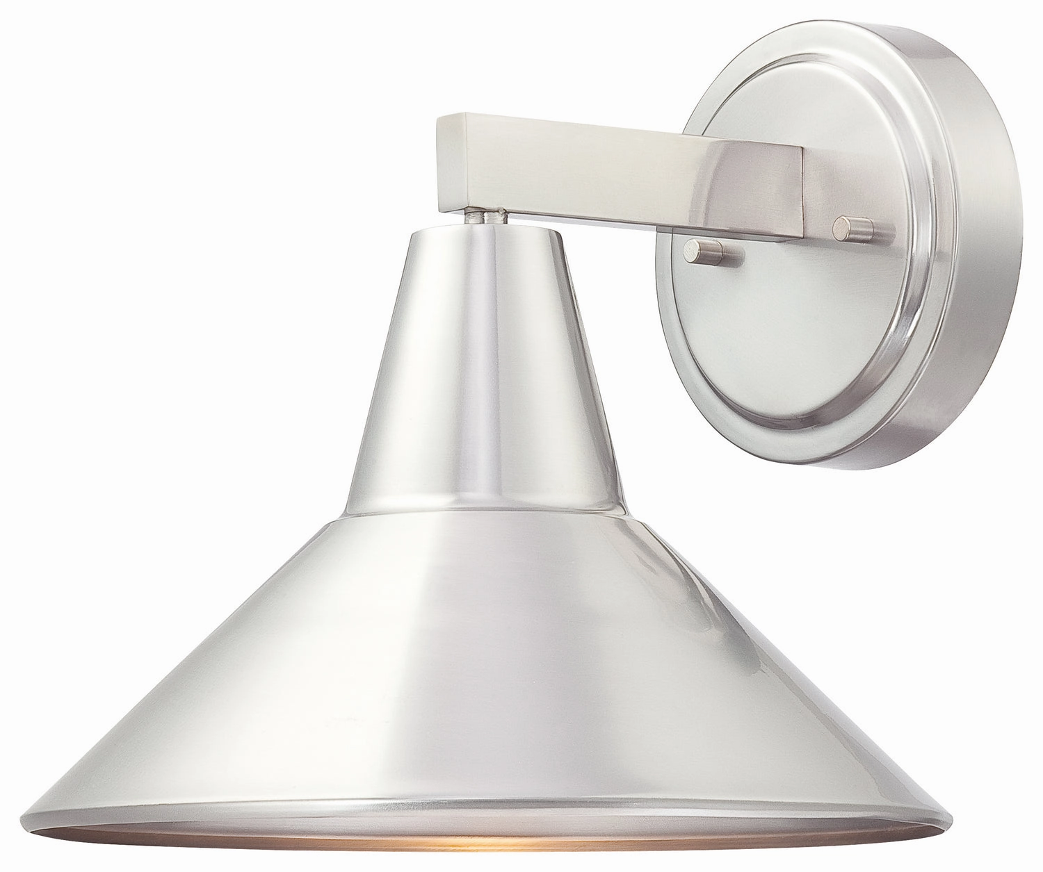Bay Crest One Light Wall Mount Brushed Stainless SteelOutdoor wall sconces with motion sensor