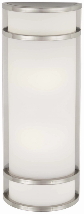 Bay View Two Light Pocket Lantern Brushed Stainless SteelOutdoor wall sconces with motion sensor
