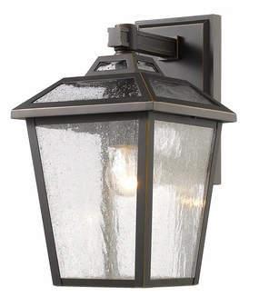 Bayland One Light Outdoor Wall Light Oil Rubbed BronzeOutdoor wall sconces with motion sensor