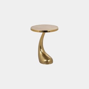 Bayview - End Table In Gold Finishoutdoor side table for patio furniture