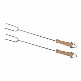 BBQ Forks | Set of 2 durable outdoor garden light fixtures
