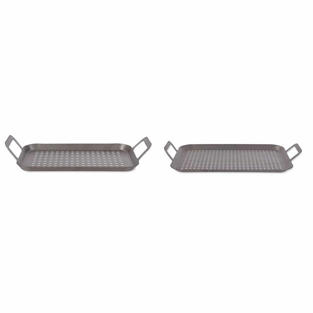 BBQ Trays | Set of 2 durable outdoor garden light fixtures