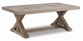 Beachcroft - Outdoor Coffee Table - Brownoutdoor patio furniture set