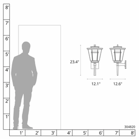 Beacon Hall Large Outdoor SconceWeatherproof outdoor lighting