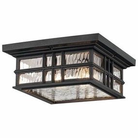 Beacon Square 12" 2-Light Outdoor Ceiling LightWeatherproof outdoor lighting