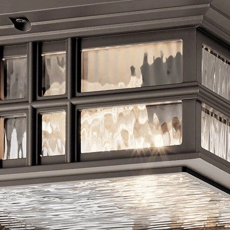 Beacon Square 12" 2-Light Outdoor Ceiling Light