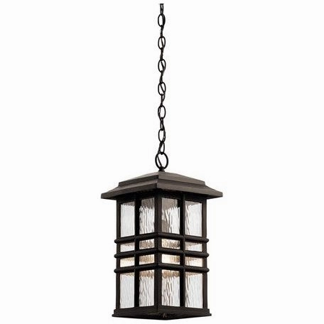 Beacon Square 9.5" 1-Light Outdoor Hanging Pendant
