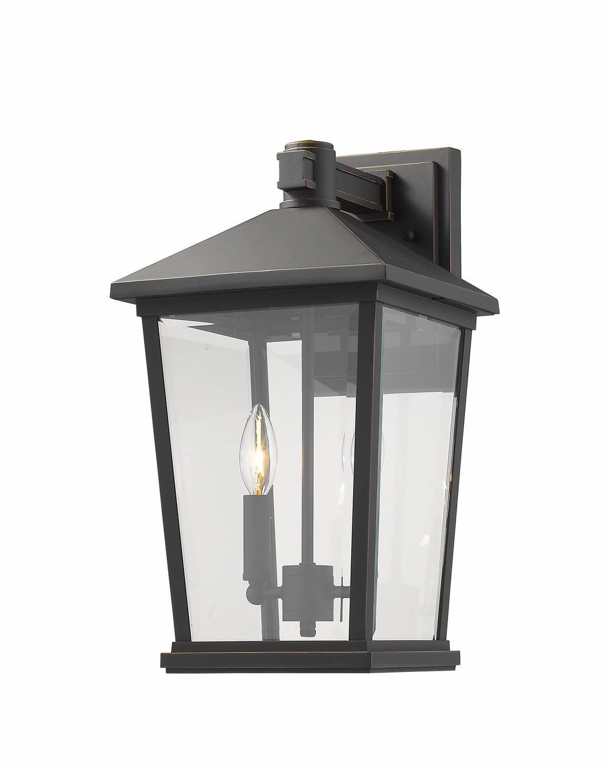 Beacon Two Light Outdoor Wall Sconce Oil Rubbed BronzeOutdoor wall sconces with motion sensor
