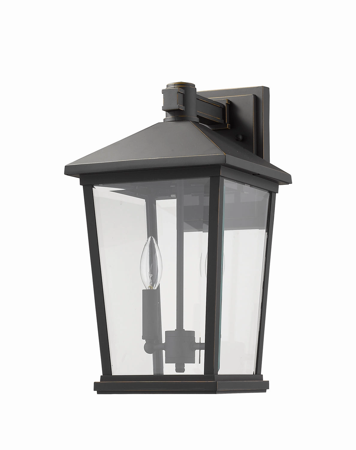 Beacon Two Light Outdoor Wall Sconce Oil Rubbed Bronze