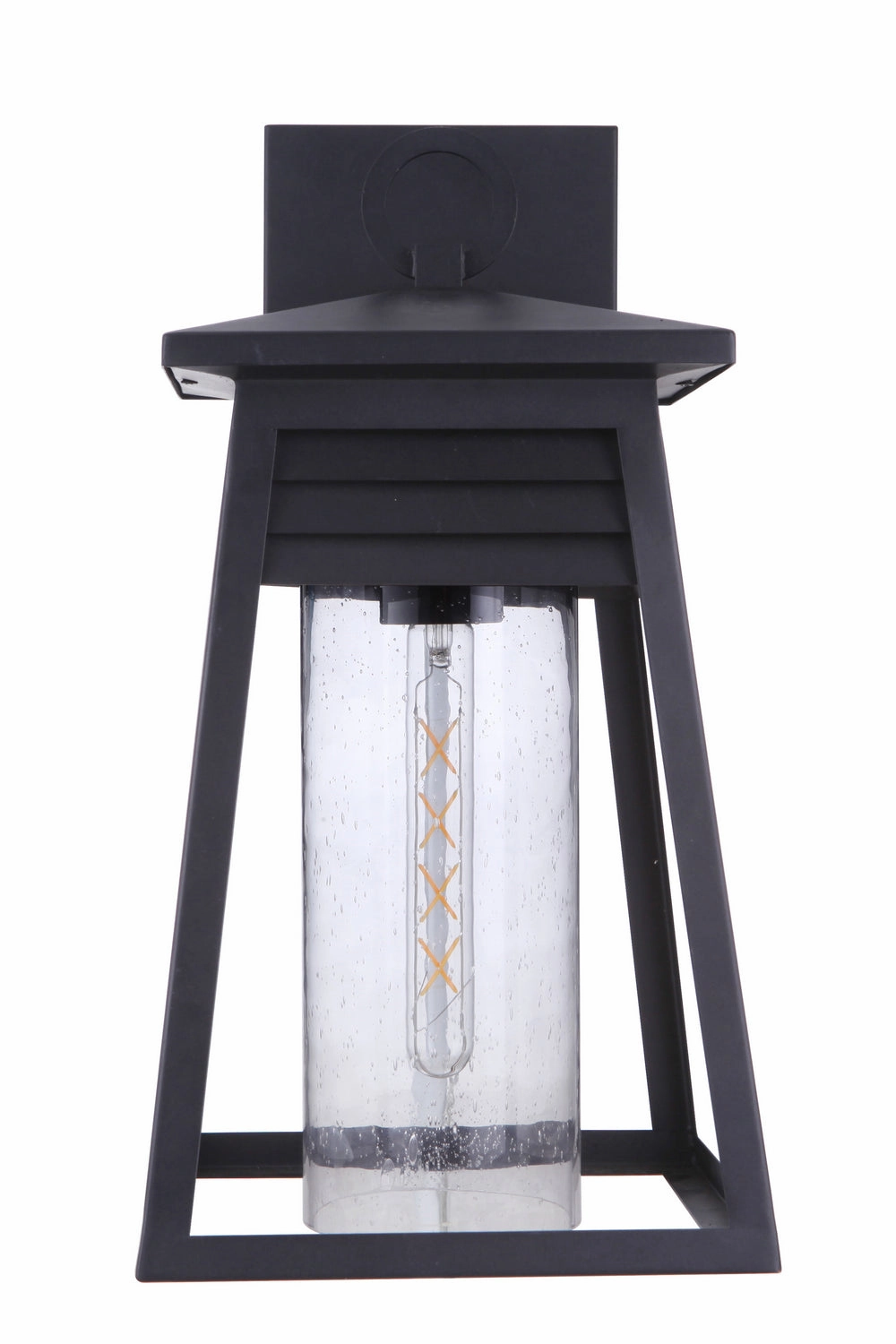 Becca One Light Outdoor Pendant Textured Black