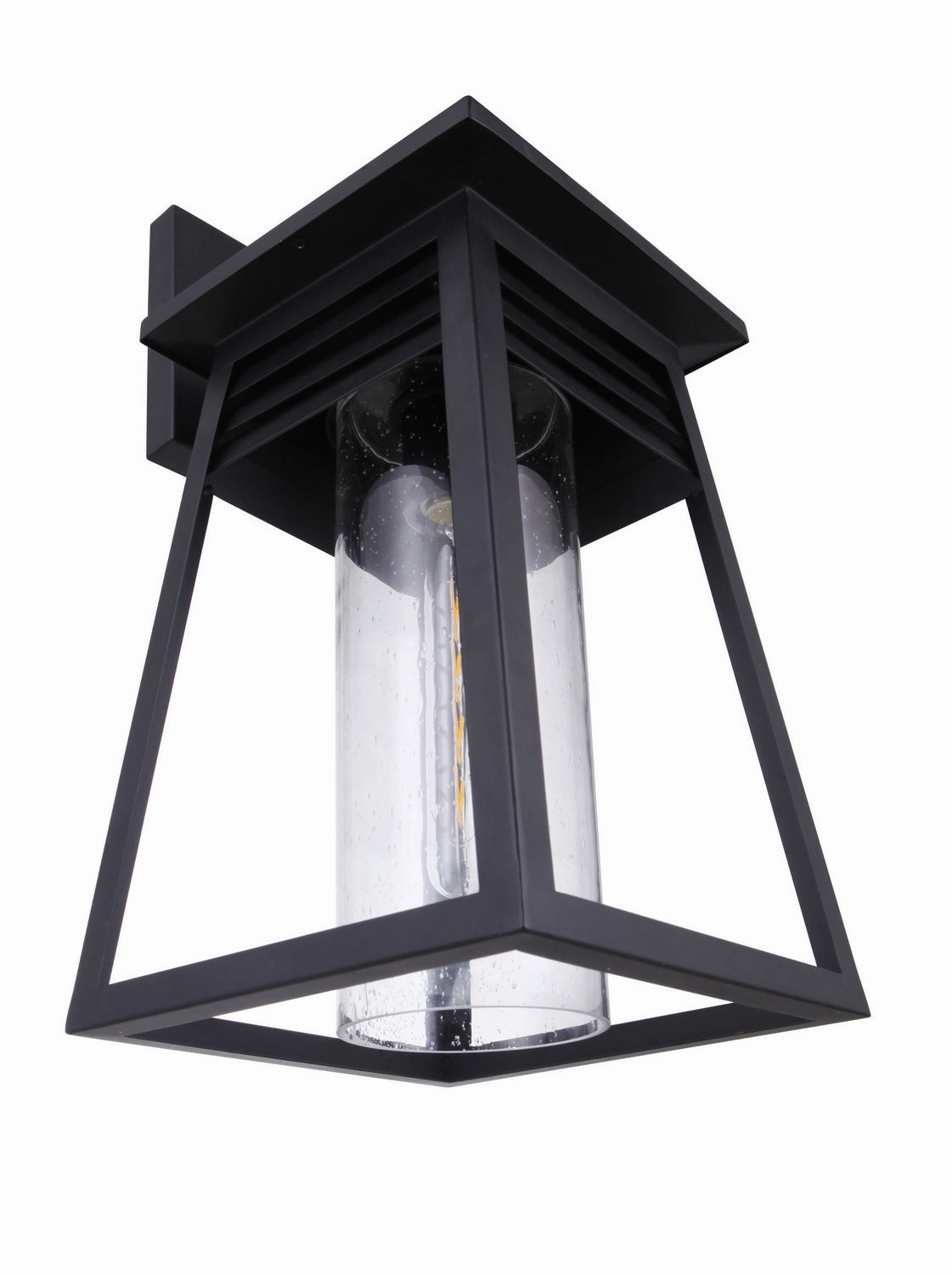 Becca One Light Outdoor Pendant Textured Black