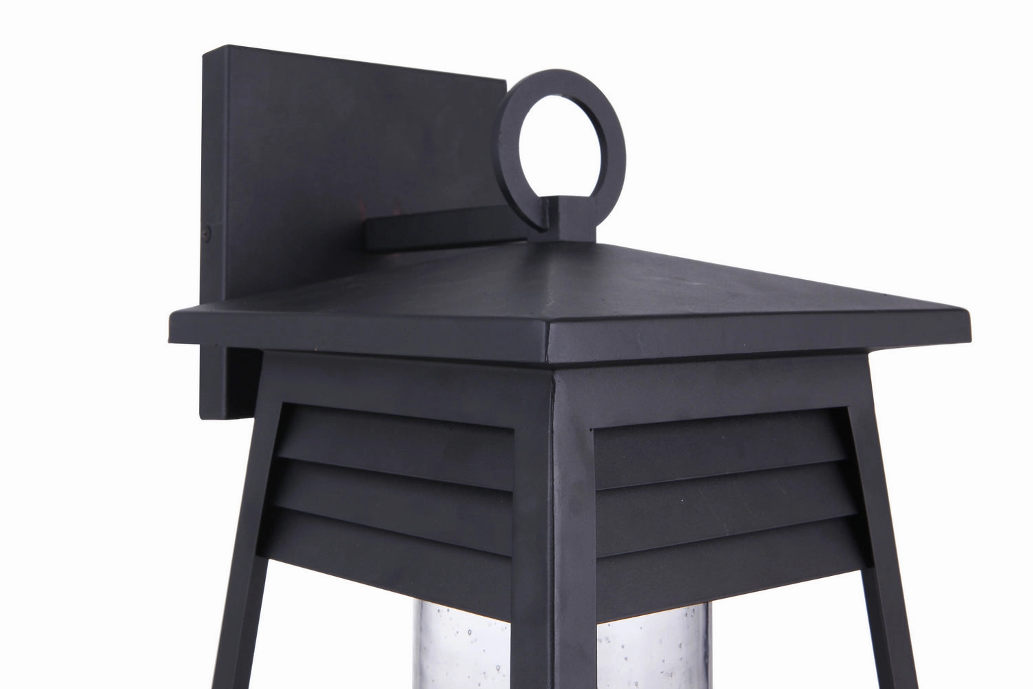 Becca One Light Outdoor Pendant Textured Black
