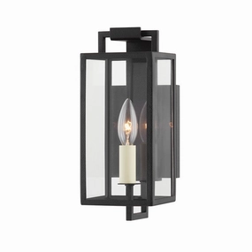 Beckham One Light Outdoor Wall Sconce Forged IronOutdoor wall sconces with motion sensor