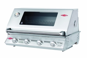BeefEater Signature S3000S 32" 4-Burner Standard Built-In Barbecue Grill 12840 professional outdoor BBQ grill set