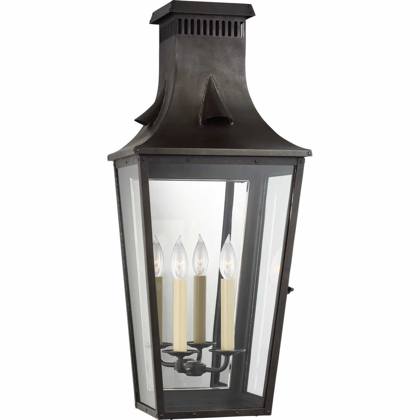Belaire Large 3/4 Wall LanternWeatherproof outdoor lighting