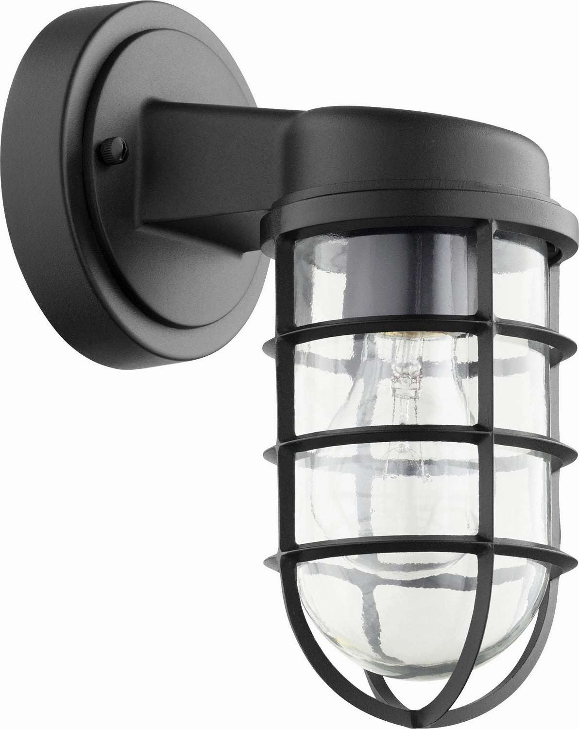 Belfour One Light Wall Mount Textured BlackOutdoor wall sconces with motion sensor