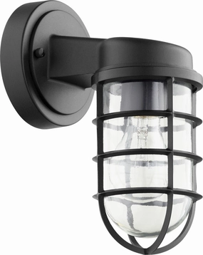 Belfour One Light Wall Mount Textured BlackOutdoor wall sconces with motion sensor