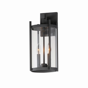 Belfry Two Light Outdoor Wall Sconce BlackOutdoor wall sconces with motion sensor