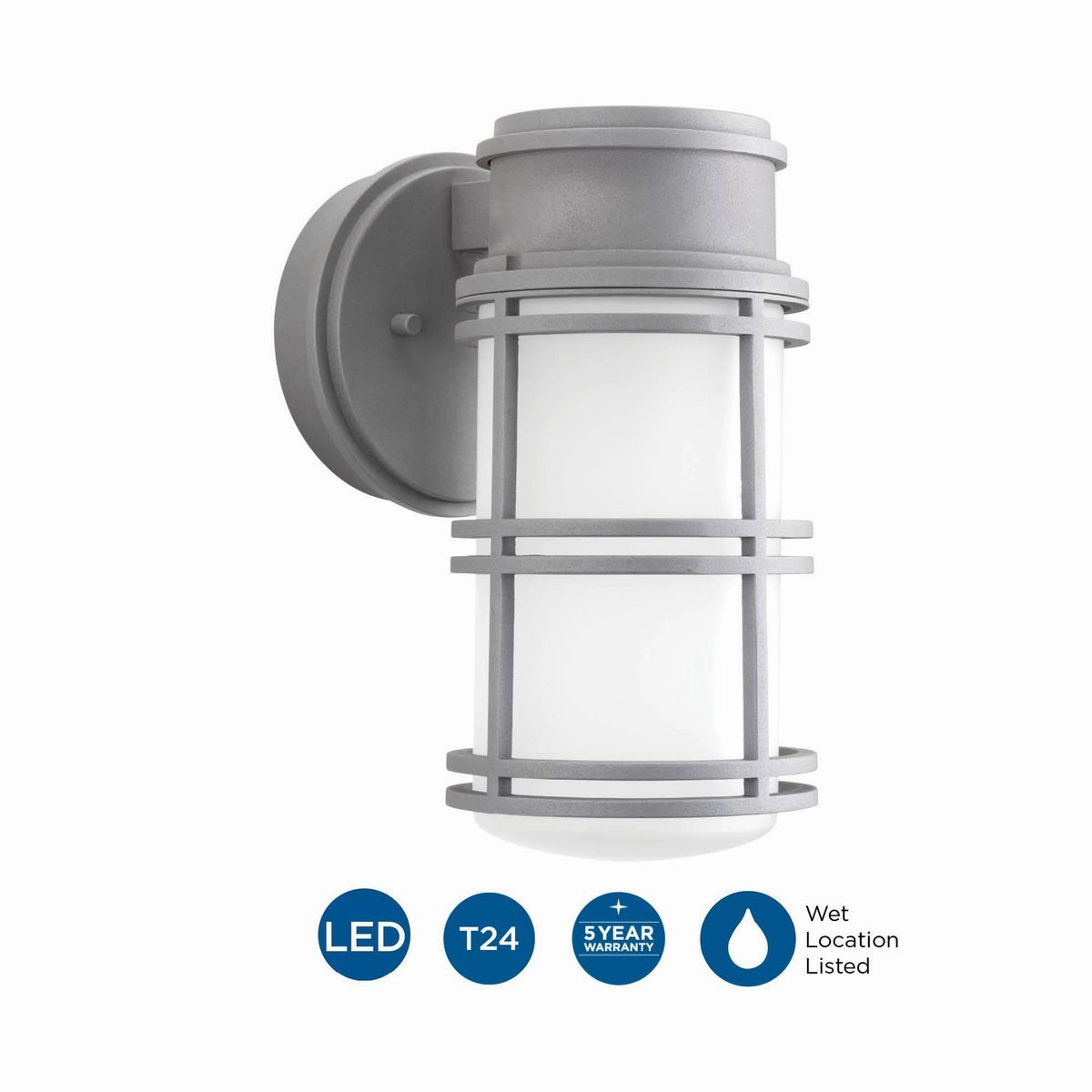 Bell Led LED Wall Lantern Textured Graphite
