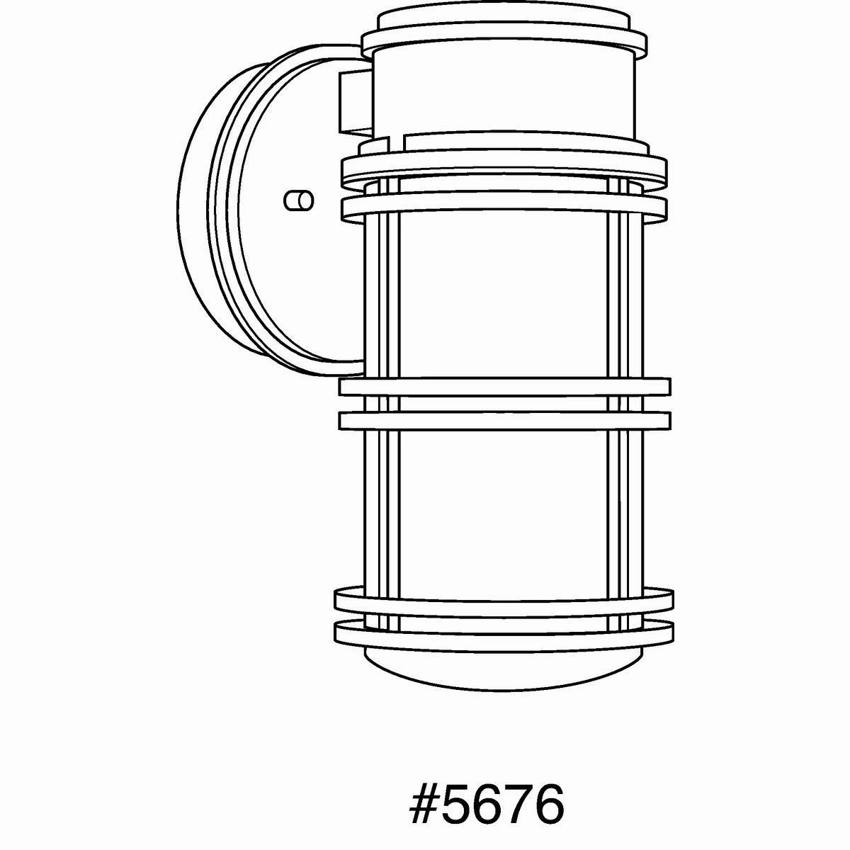 Bell Led LED Wall Lantern Textured Graphite