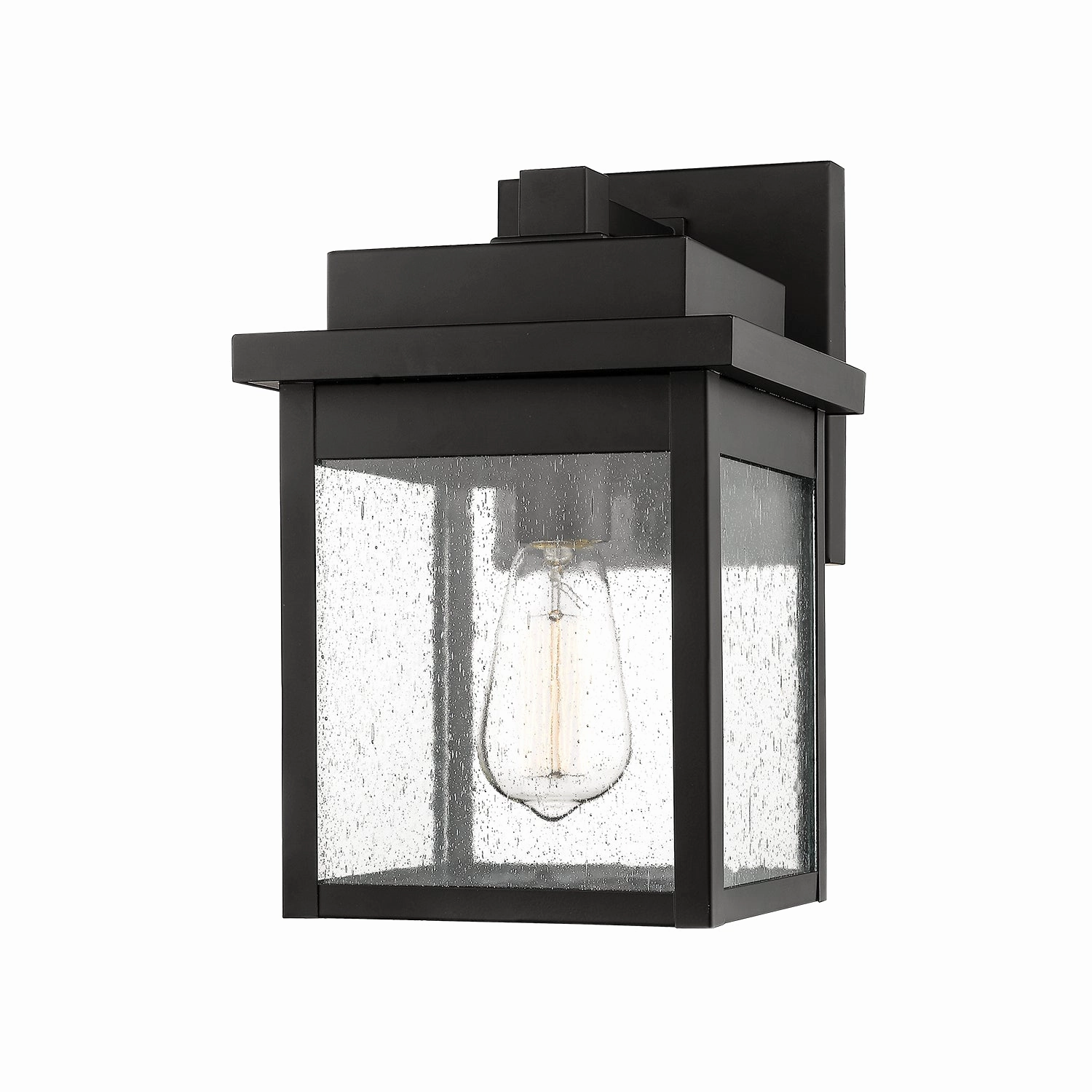 Belle Chasse One Light Outdoor Wall Bracket Powder Coated BlackOutdoor wall sconces with motion sensor