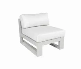 Belvedere Slipper Chair Moduleoutdoor chair for garden and patio