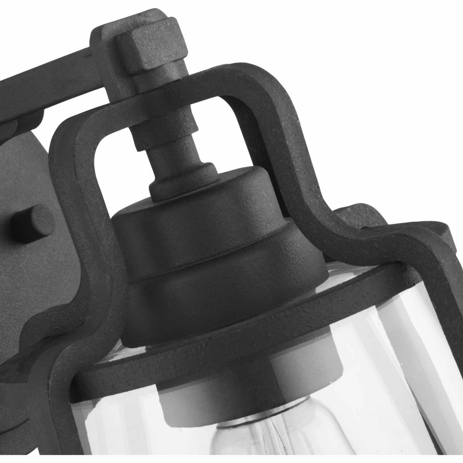 Benton Harbor One Light Wall Lantern Black