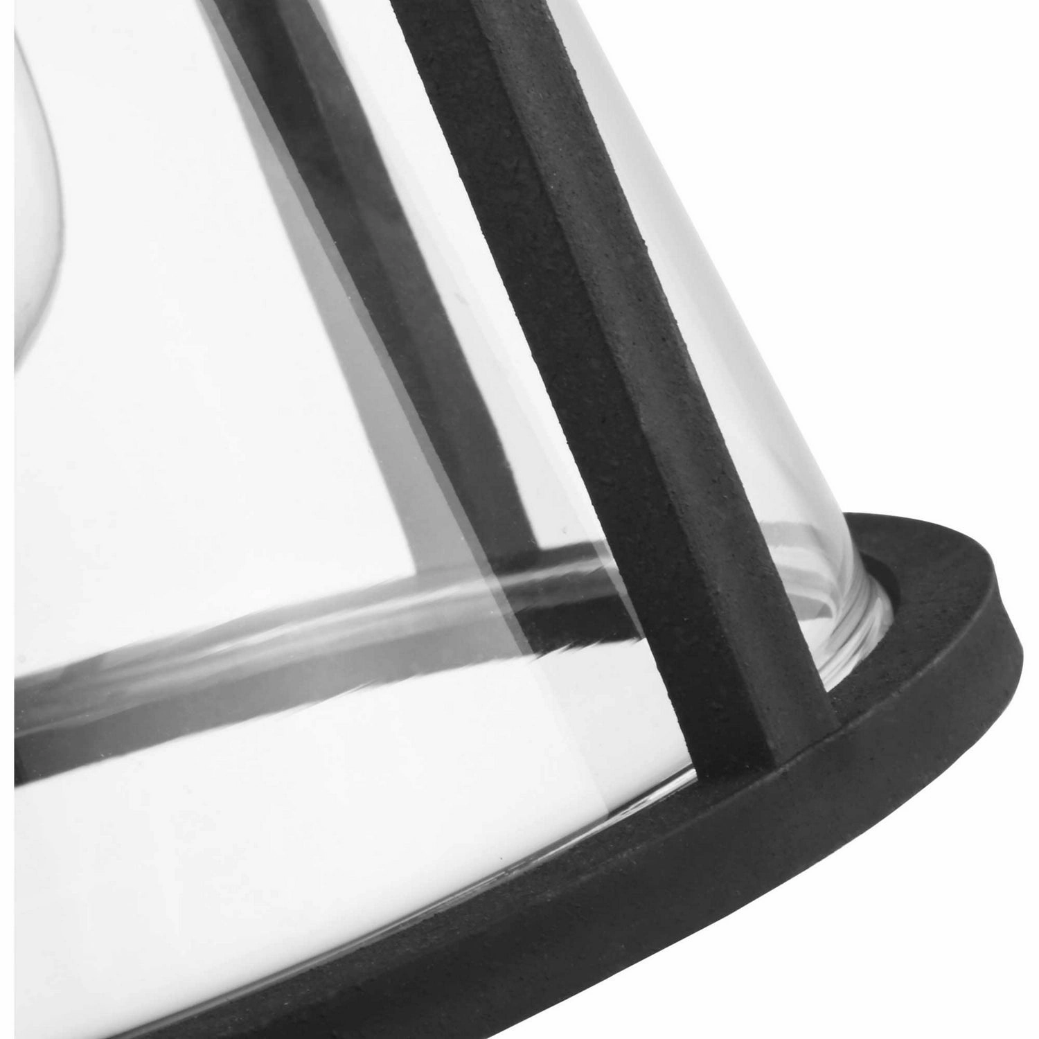 Benton Harbor One Light Wall Lantern Black