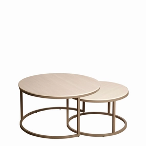 Berkeley - Nest of 2 Round Coffee Tablesoutdoor coffee table for patio or lounge