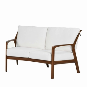 Berkeley Curved Loveseatcast aluminum patio dining set