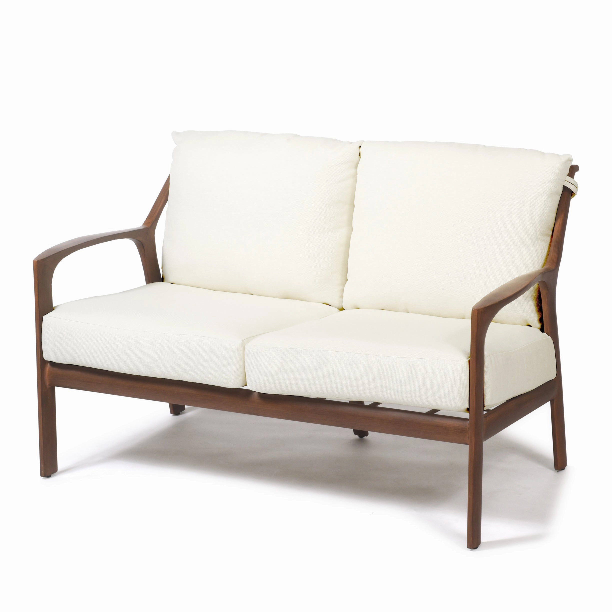 Berkeley Loveseatcast aluminum patio dining set