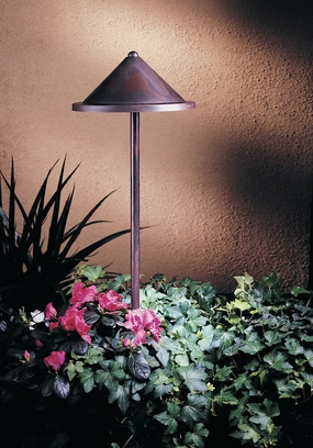 Berkeley One Light Landscape BronzeDecorative outdoor post lights
