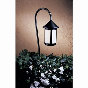 Berkeley One Light Landscape Satin BlackDecorative outdoor post lights