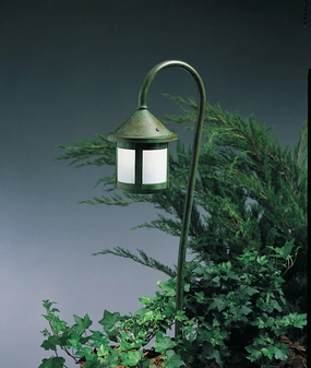 Berkeley One Light Landscape Verdigris PatinaDecorative outdoor post lights