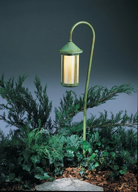 Berkeley One Light Low Voltage Fixture Verdigris PatinaDecorative outdoor post lights