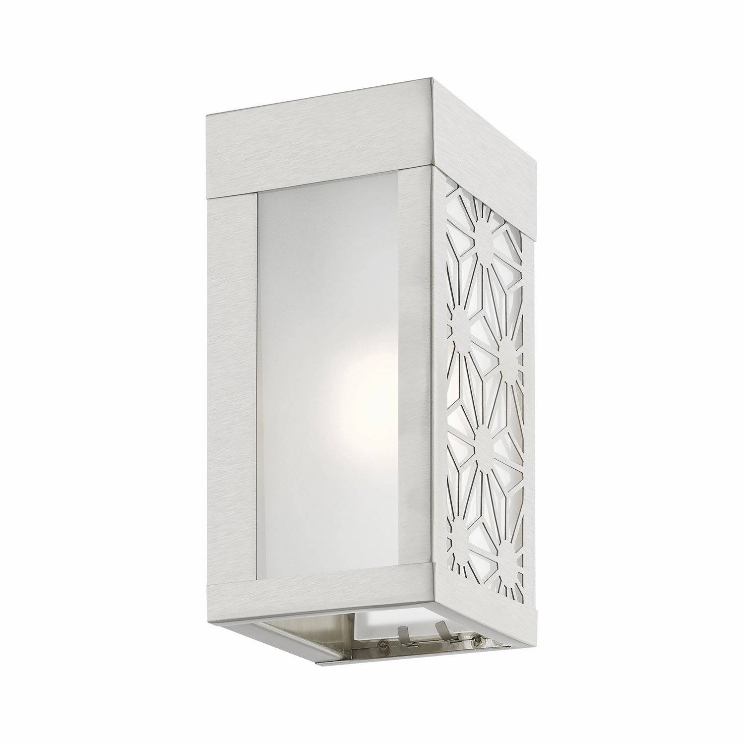 Berkeley One Light Outdoor Wall Sconce Brushed Nickel