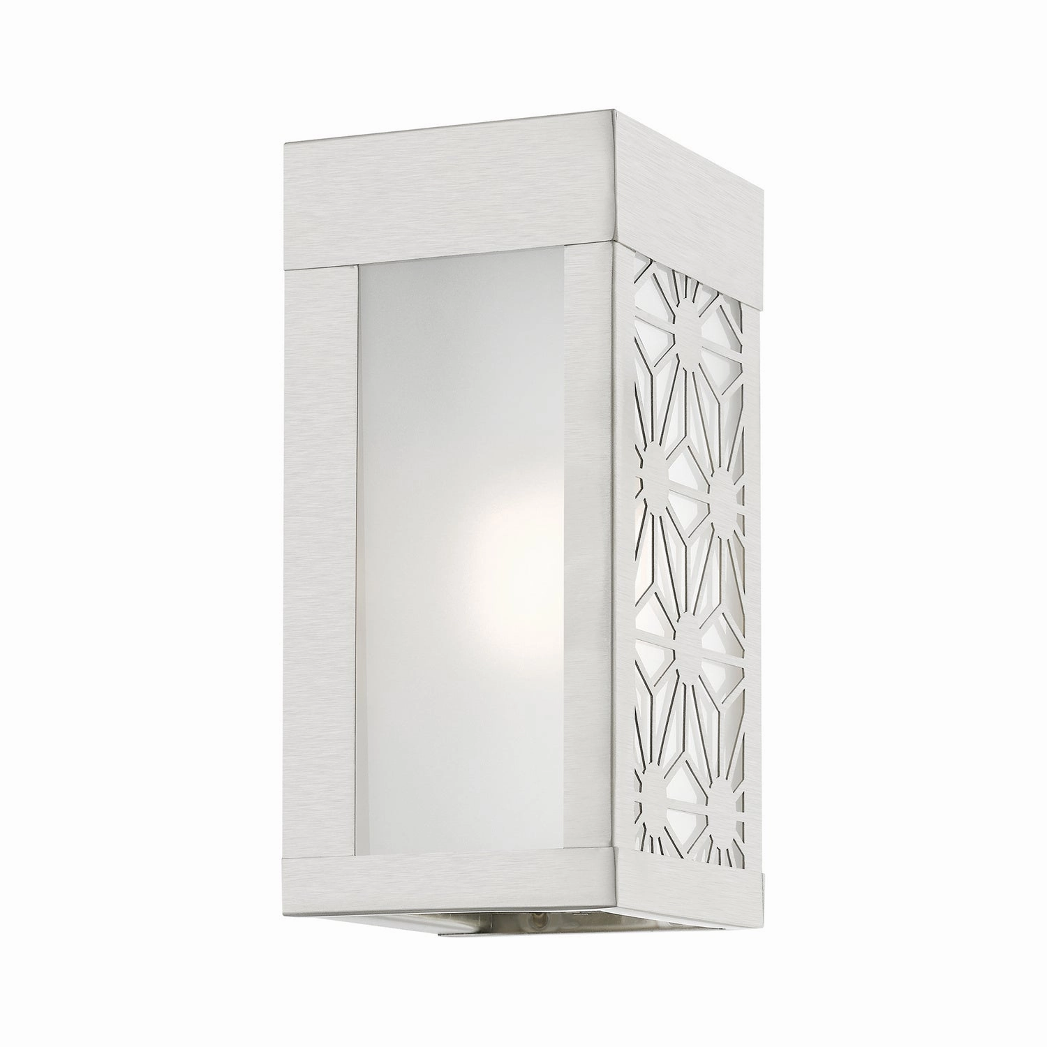 Berkeley One Light Outdoor Wall Sconce Brushed Nickel