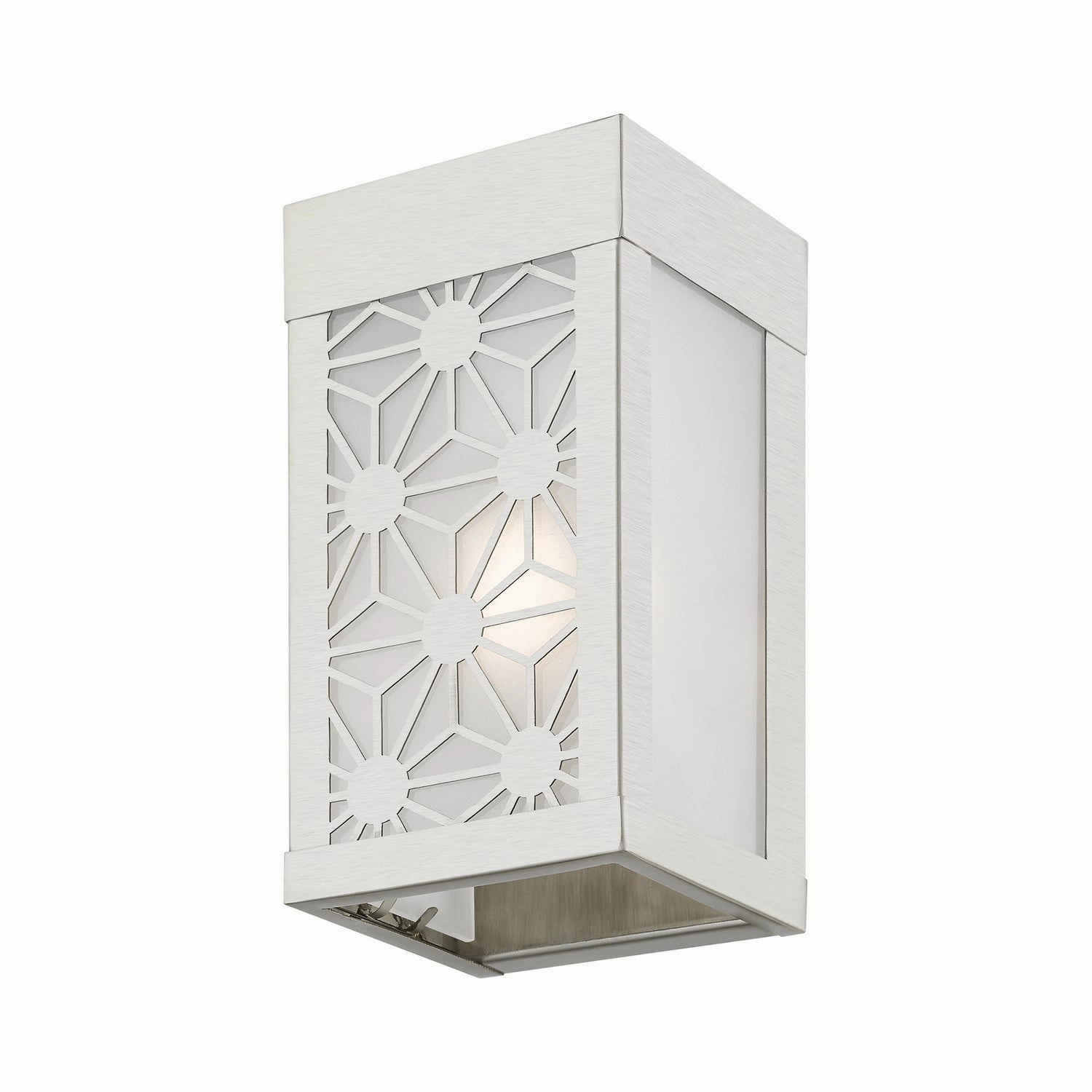Berkeley One Light Outdoor Wall Sconce Brushed Nickel