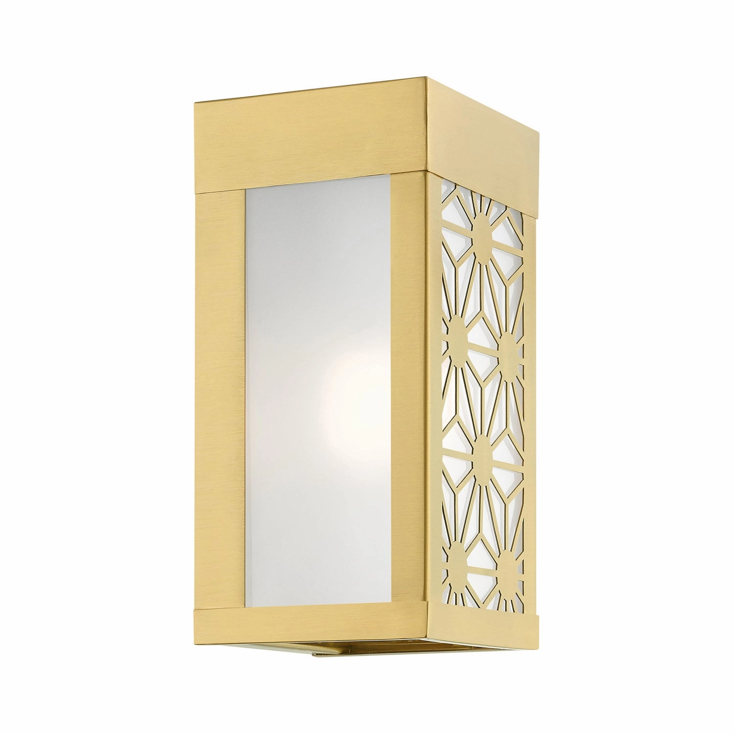 Berkeley One Light Outdoor Wall Sconce Satin Gold