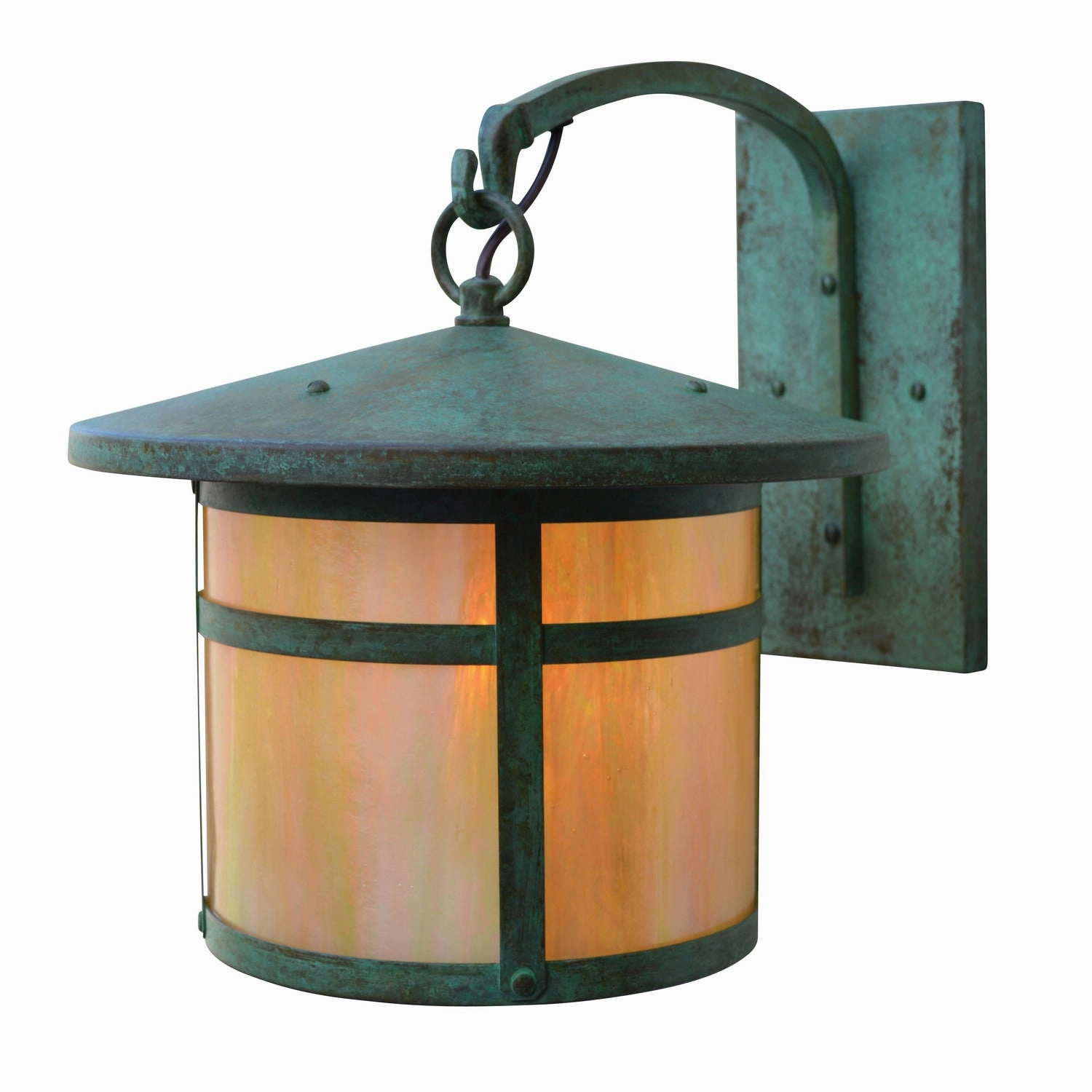 Berkeley One Light Wall Mount Verdigris PatinaOutdoor wall sconces with motion sensor