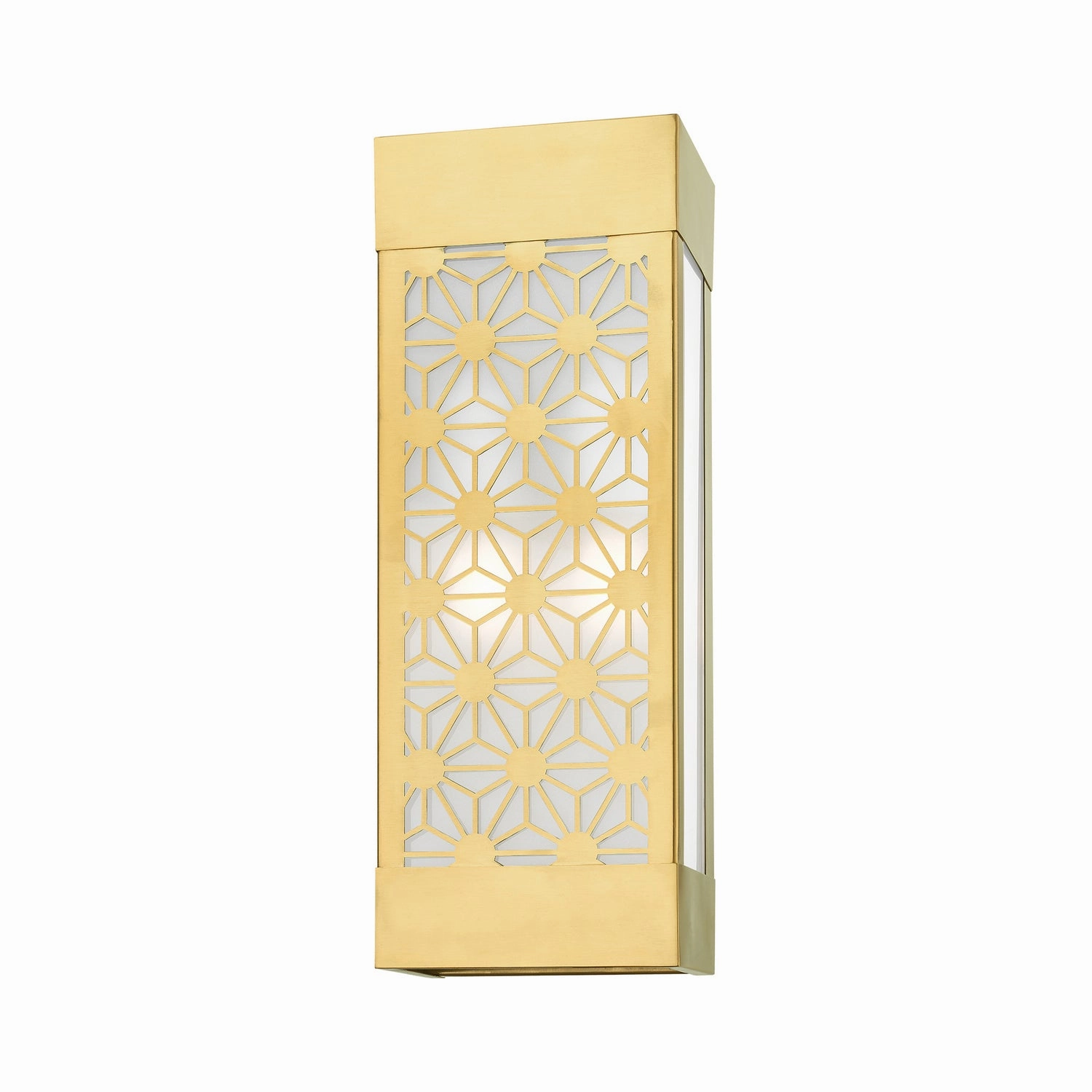 Berkeley Two Light Outdoor Wall Sconce Satin Gold