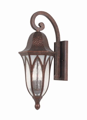 Berkshire Three Light Wall Lantern Burnished Antique CopperOutdoor wall sconces with motion sensor